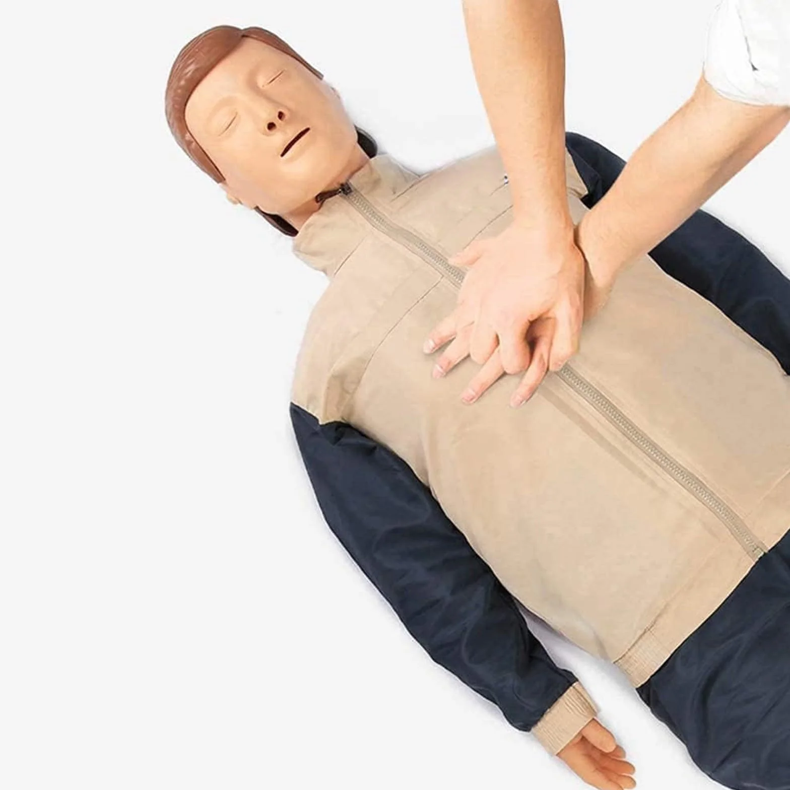 Manichino Primo Soccorso RCP Adulti 4 Sacche Polmonari Sostituibili Borsa Portaoggetti Stuoia