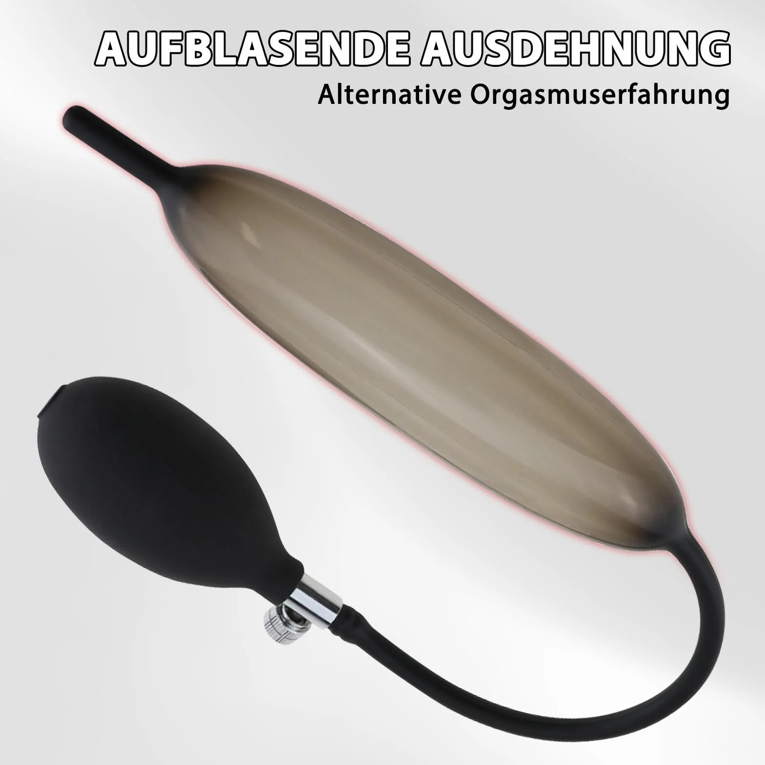 BDSMJOY Dilatatore uretrale gonfiabile in silicone, Uretrale pene plug, Urethra dilators Sextoys per uomini