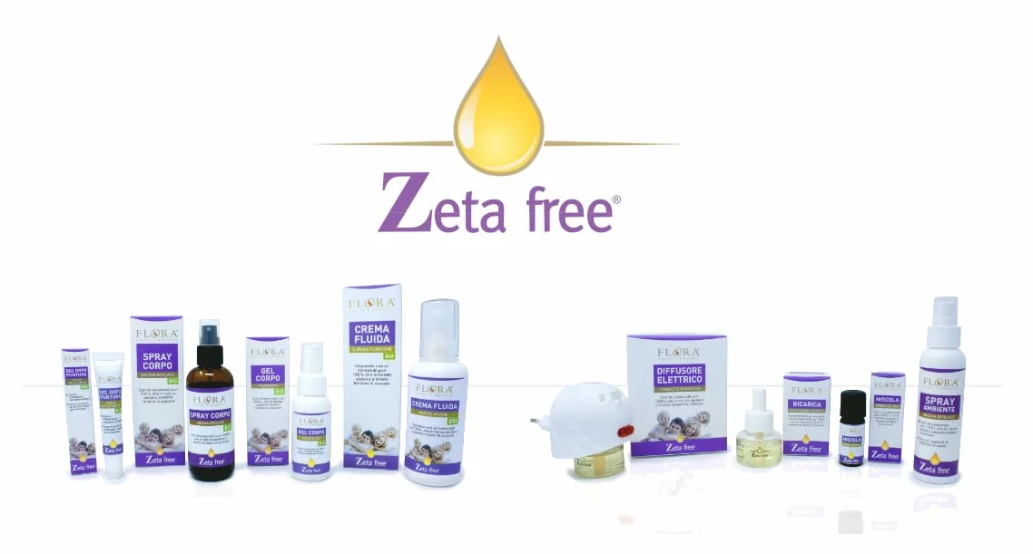 FLORA Zeta free Gel Corpo protettivo 50 ml Per un’estate serena liberi dalle zanzare Azione protettiva, emolliente e rinfrescante Aroma fresco, efficace e piacevole (Confezione da 2)