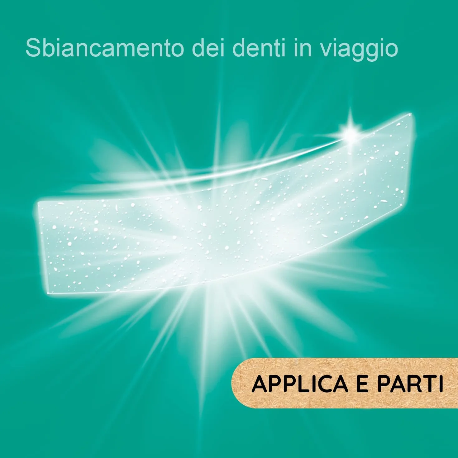 iWhite Strisce Sbiancanti Dissolventi – 28 Unità – Sbiancamento Dentale Naturale con Papaina e Fragola – Fino a 7 Tonalità Più Bianche – Senza Perossido – Sicure e Clinicamente Testate