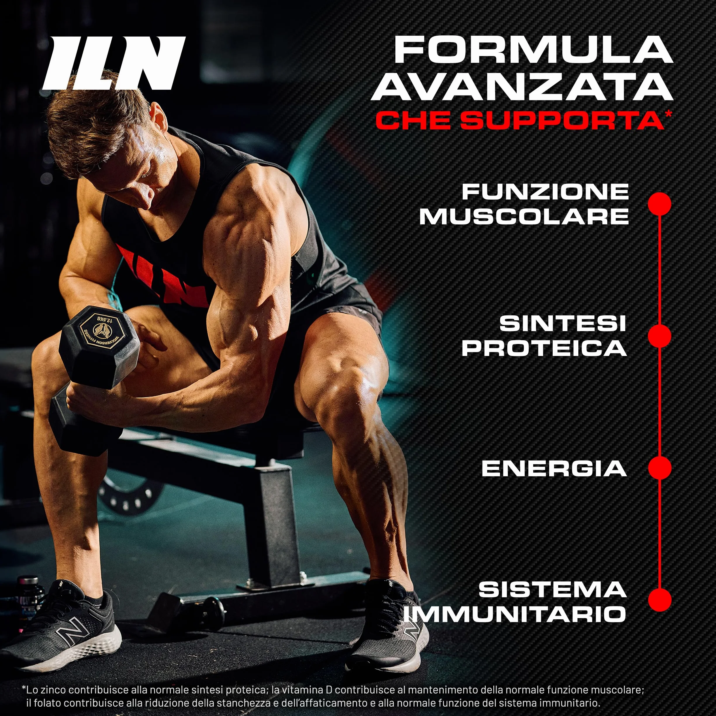 Test Xtreme Gommose Uomo - Maca 30:1, Ginseng, Zinco - Senza Zuccheri, Gusto Frutti di Bosco - 60 Gommose Vegane