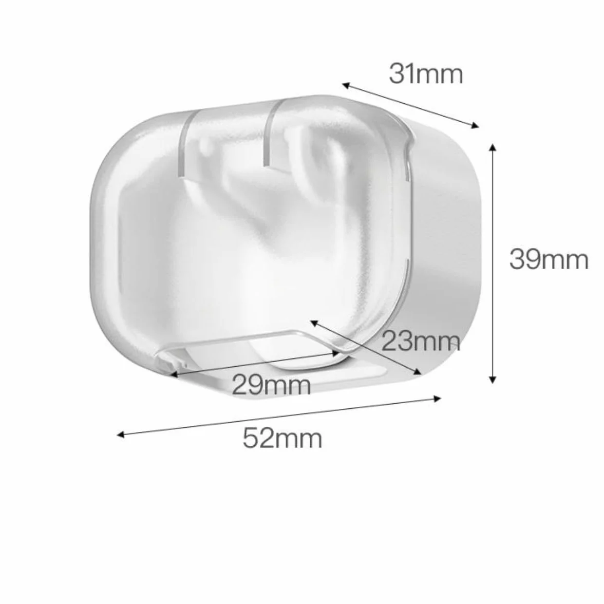 Razor Holder Razor Holder, Razor Holder with Cover, Dustproof Design, Waterproof Self-Adhesive Razor Holder Hanger for Bathroom Organiser
