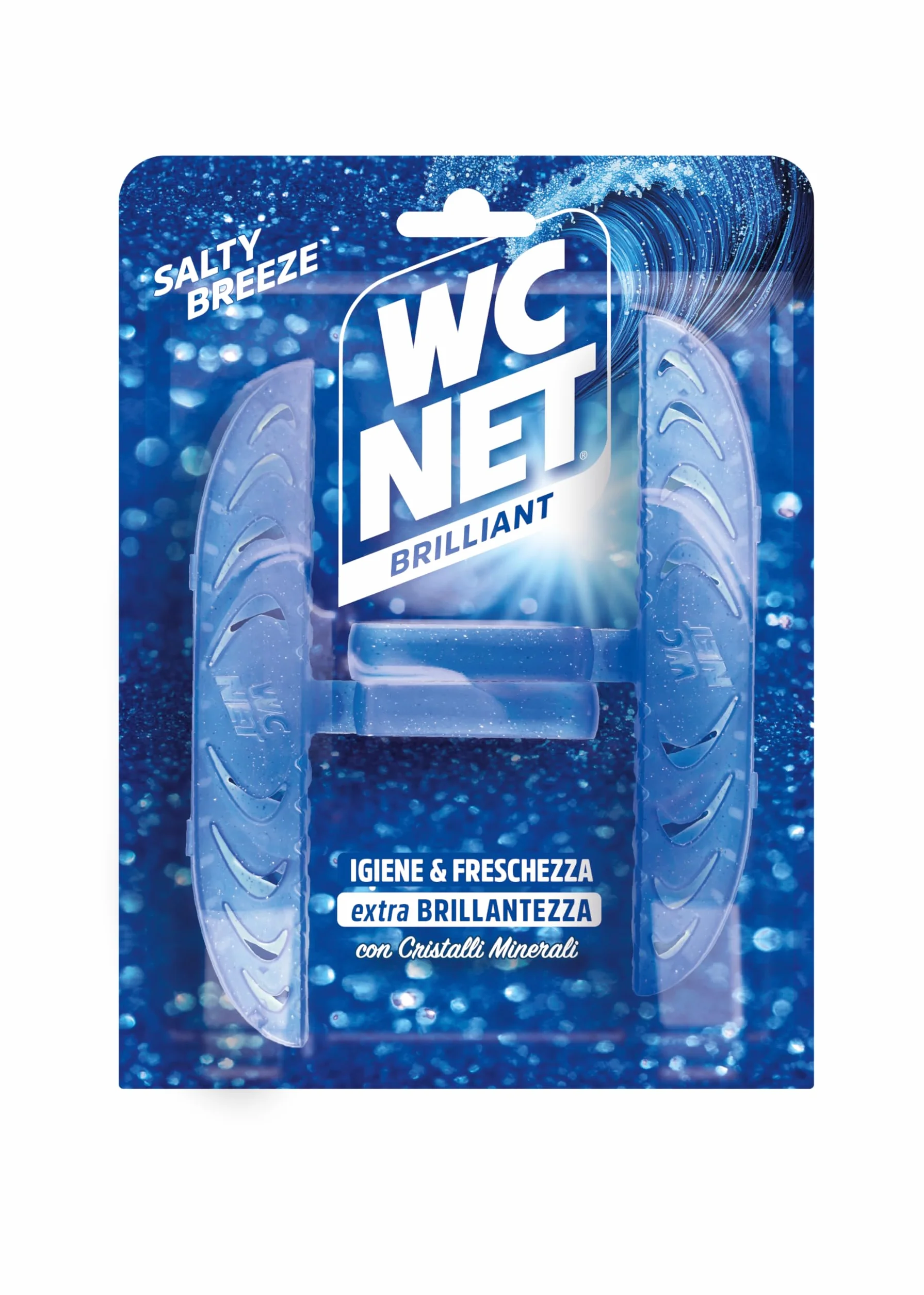 Detergente Igienizzante Solido per Wc Tavoletta Brilliant Salty Breeze 2 Pezzi