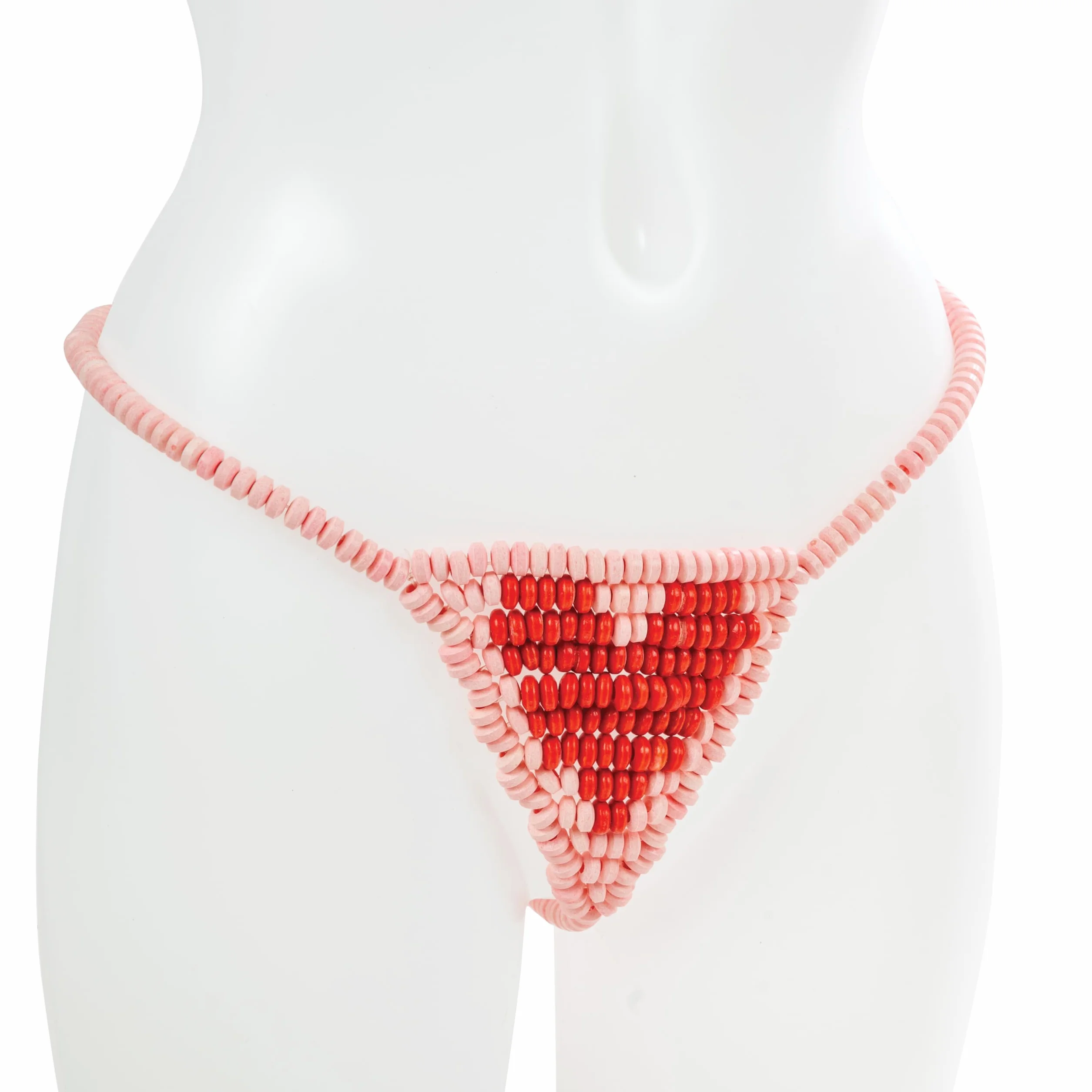 Spencer & Fleetwood, set reggiseno e perizoma Candy – gusto fragola, regalo divertente per coppie, regalo divertente novità – taglia unica
