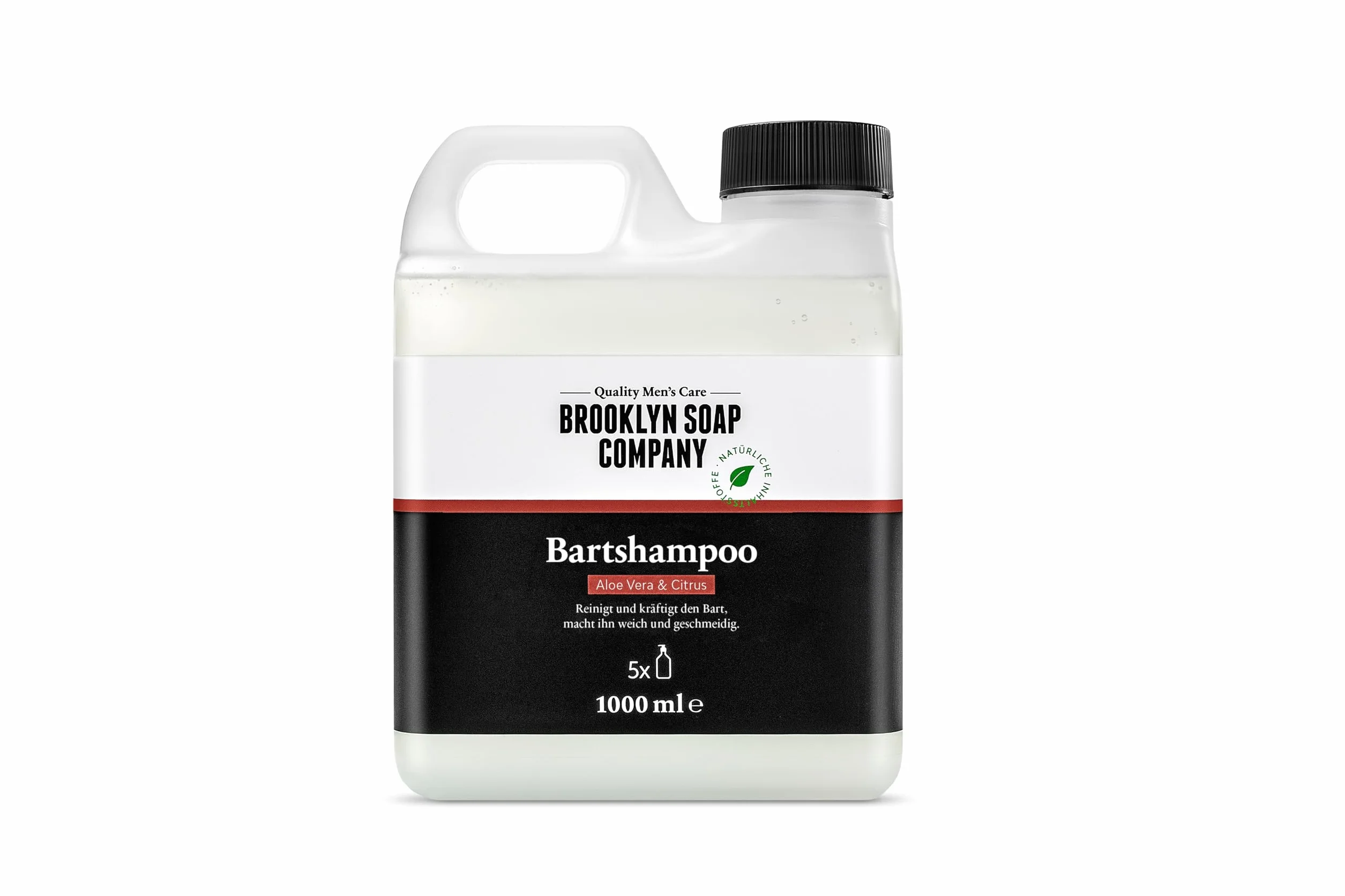 Shampoo da barba Refill (1L) · BROOKLYN SOAP COMPANY · Ricarica per sapone da barba · Pulizia e cura per la tua barba