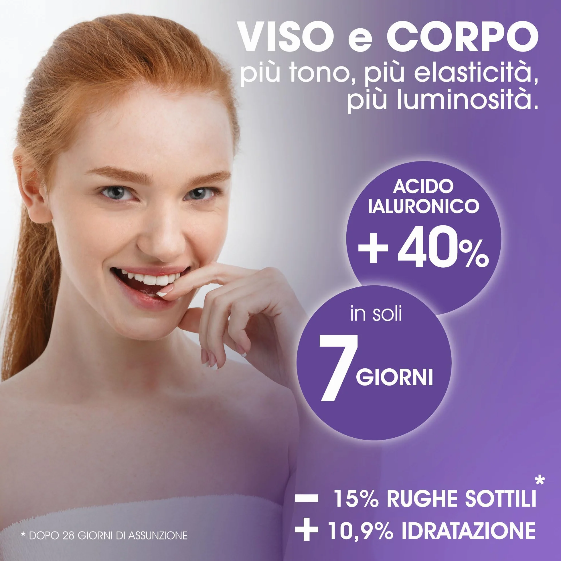 HYALUVATE Integratore Capelli Donna con Acido Ialuronico Puro + Biotina 3 Mesi - Vitamine per Capelli, Pelle e Unghie, Zinco e Vitamina C, Vegan, 90 Capsule Acidoresistenti