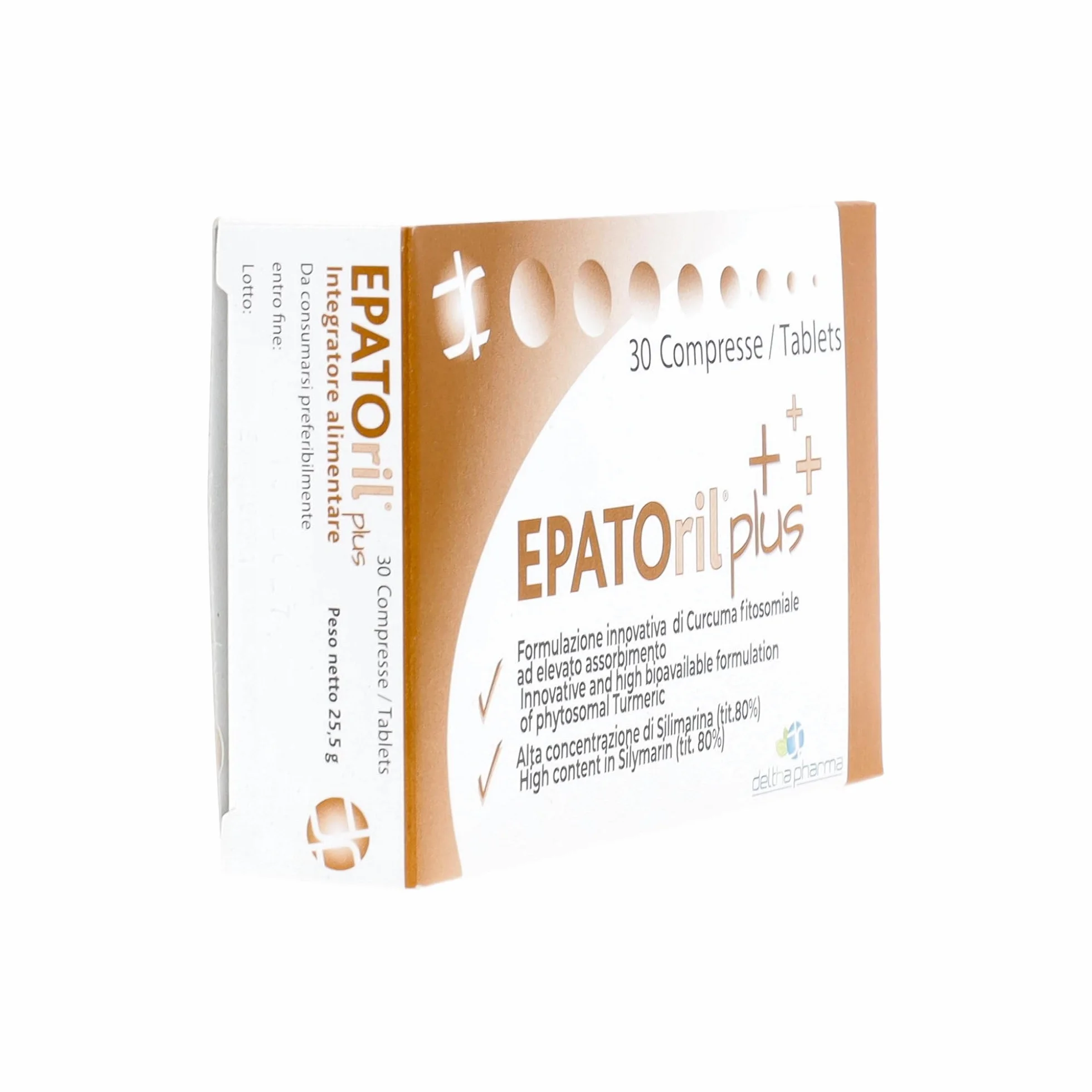 Deltha Pharma Epatoril Plus Integratore per il Fegato 30 Compresse