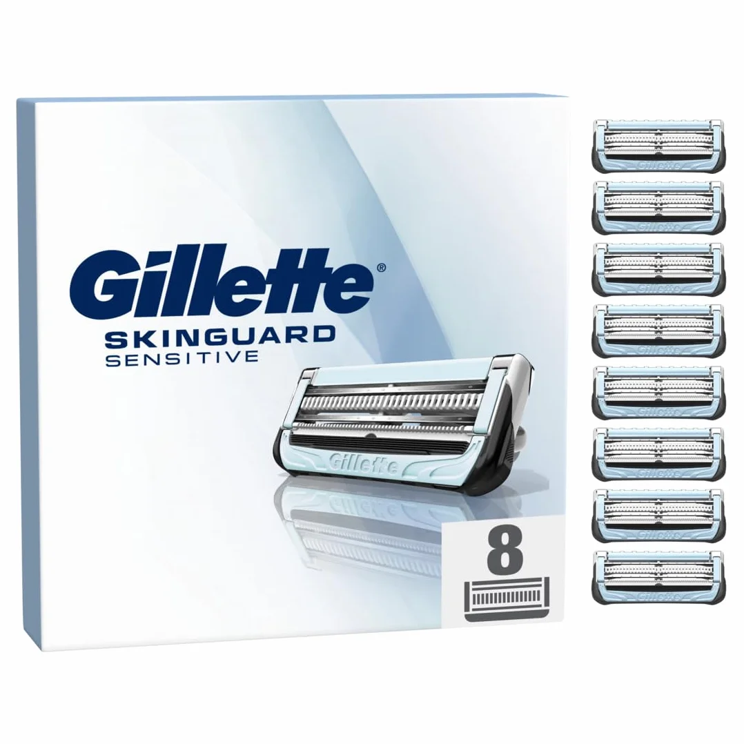 GILLETTE CONTOUR PLUS Lame Comfort con Striscia Lubrificante (Confezione da 2)