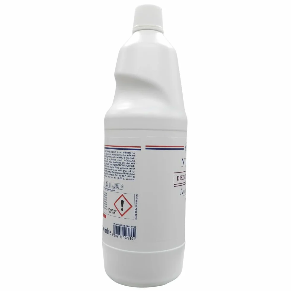 Disinfettante Liquido 1000ml (2 Unità) Contro Germi, Batteri e Lieviti