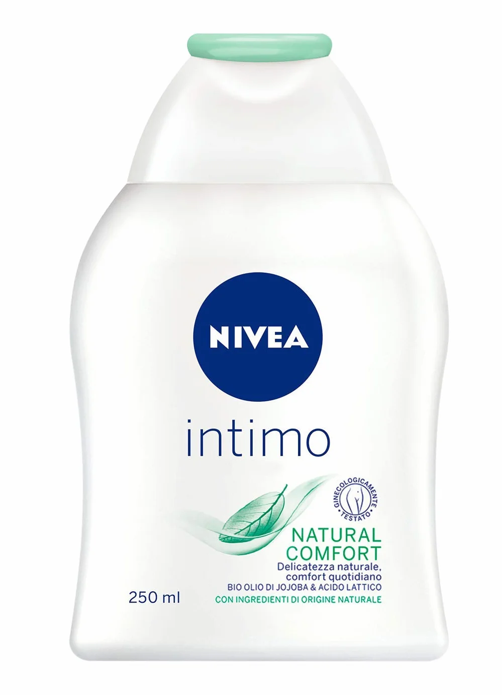 NIVEA Intimo Natural Comfort Detergente Intimo 6 x 250 ml con Camomilla, Acido Lattico e Olio di Jojoba Bio