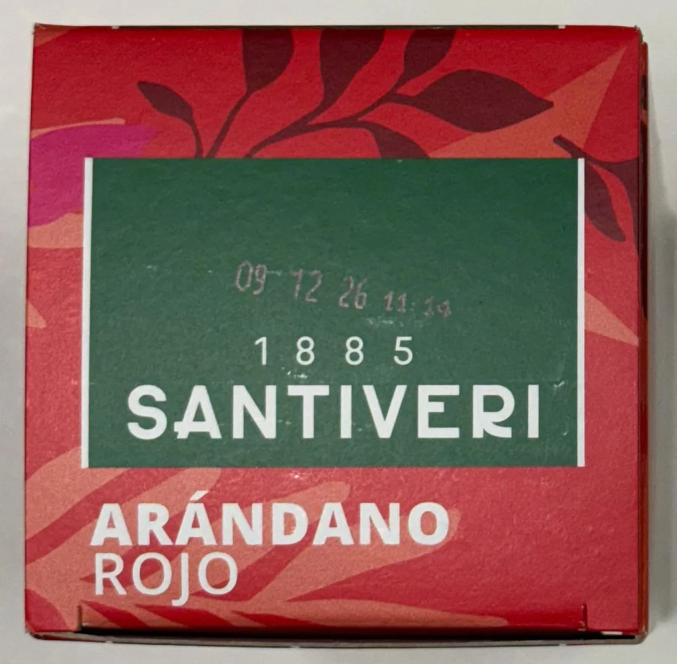 Mirtillo rosso concentrato Santiveri, 490 ml
