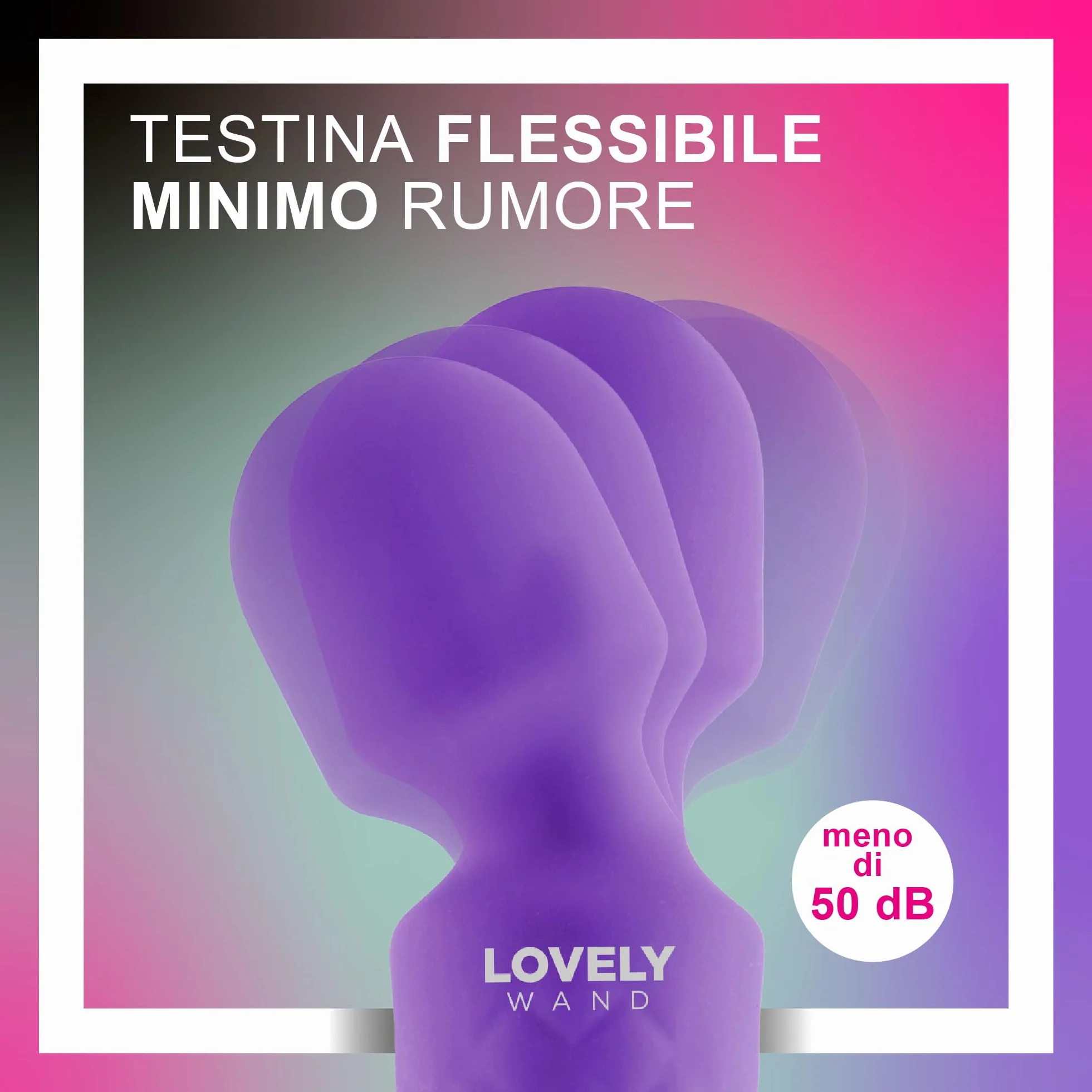 Vibratore Sessuale per Donna - Massaggiante Personale Con 8 Velocità e 20 Modalità - Stimolatore Punto G - Dildo vibrante, Vibratorepunto squirt, Giocattoli Sessuali - Lovely Wand (Viola)