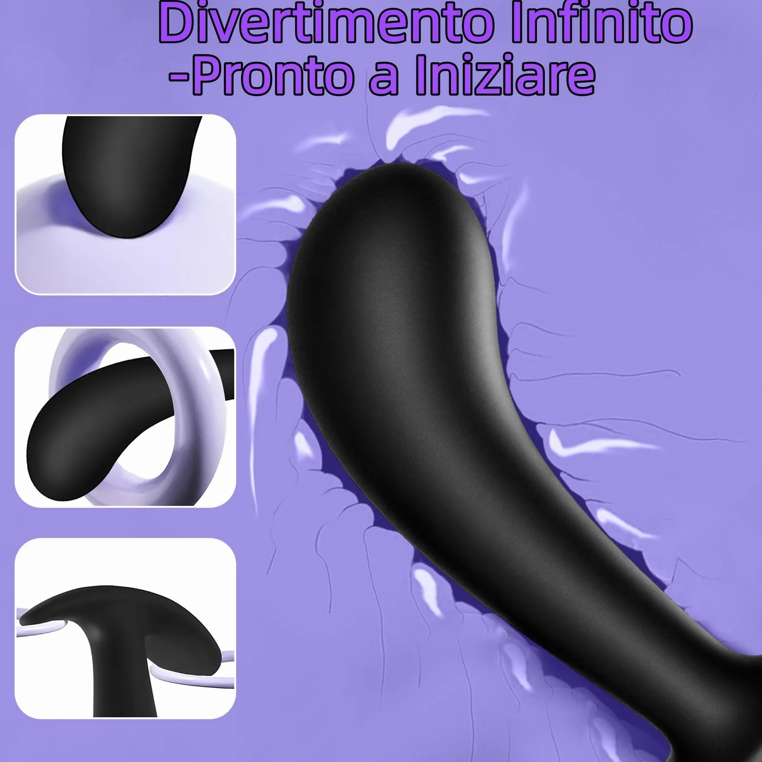 3PCS Plug Analesex Sex Toys Plug Anale-Dilatatore Donna Uomo Sexytoysys Donna Coppia Dilatatore Ano Giochi Erotiici per Coppie Silico Butt Plug Dilatatori Anali Grande Medio Piccolo Anal Plug Sex Toy