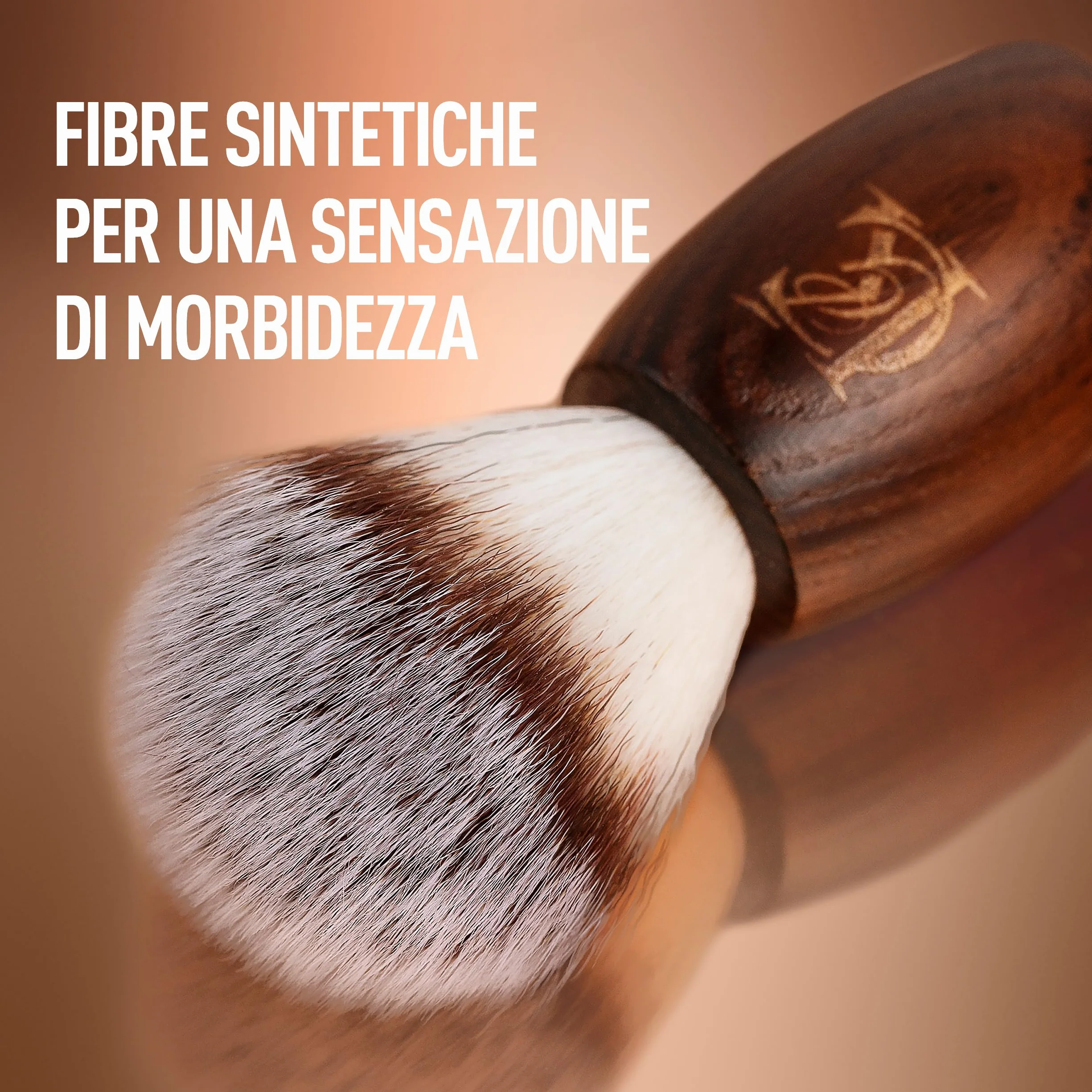 King C. Gillette Pennello da Barba, Cura della Barba, con Fibre Morbide e Manico in Legno, Esperienza di Rasatura Professionale, Idea Regalo Uomo