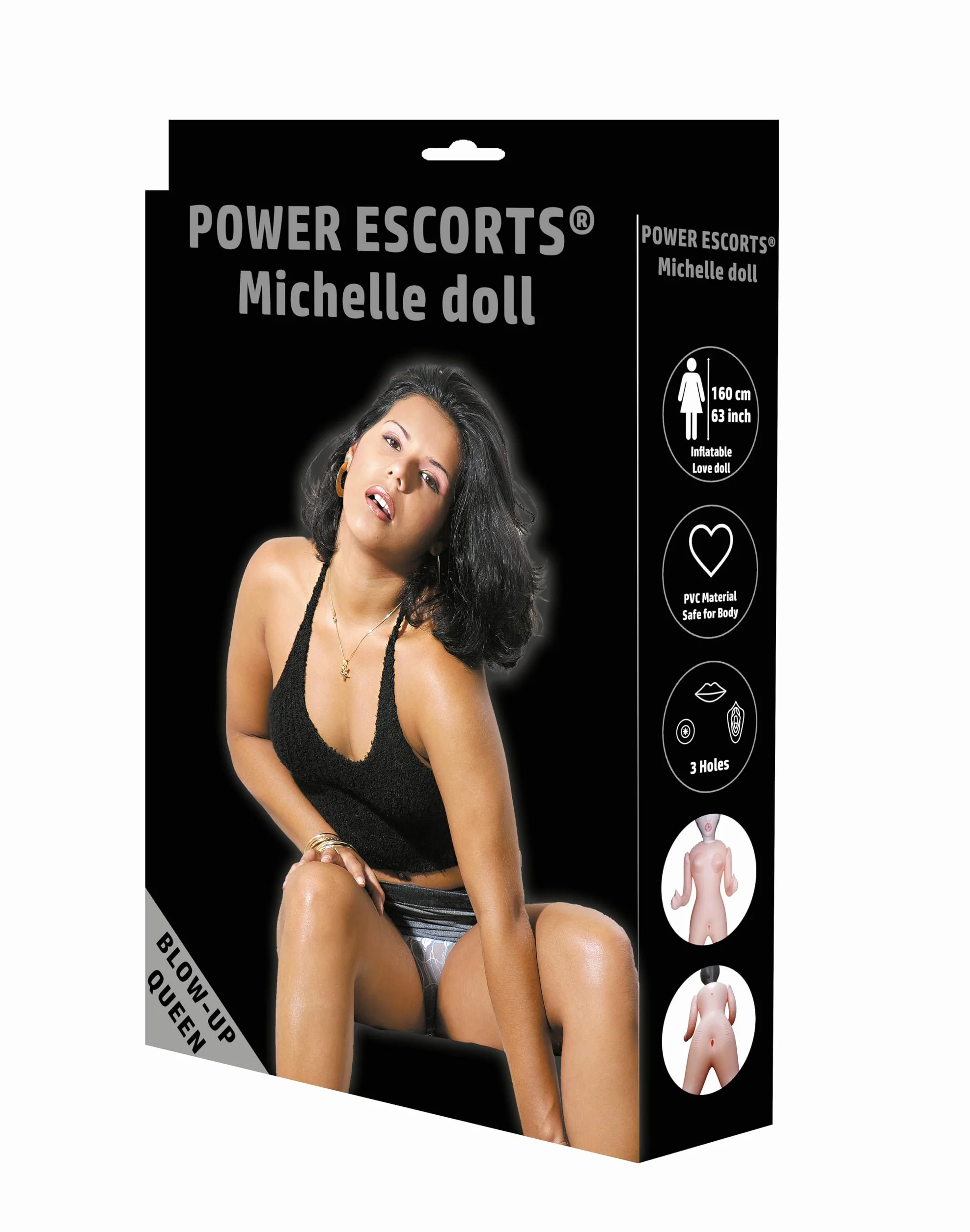 Michelle bambola gonfiabile - 150 cm - Bambola gonfiabile con foro per uso intimo - Masturbatore - Bambola gonfiabile