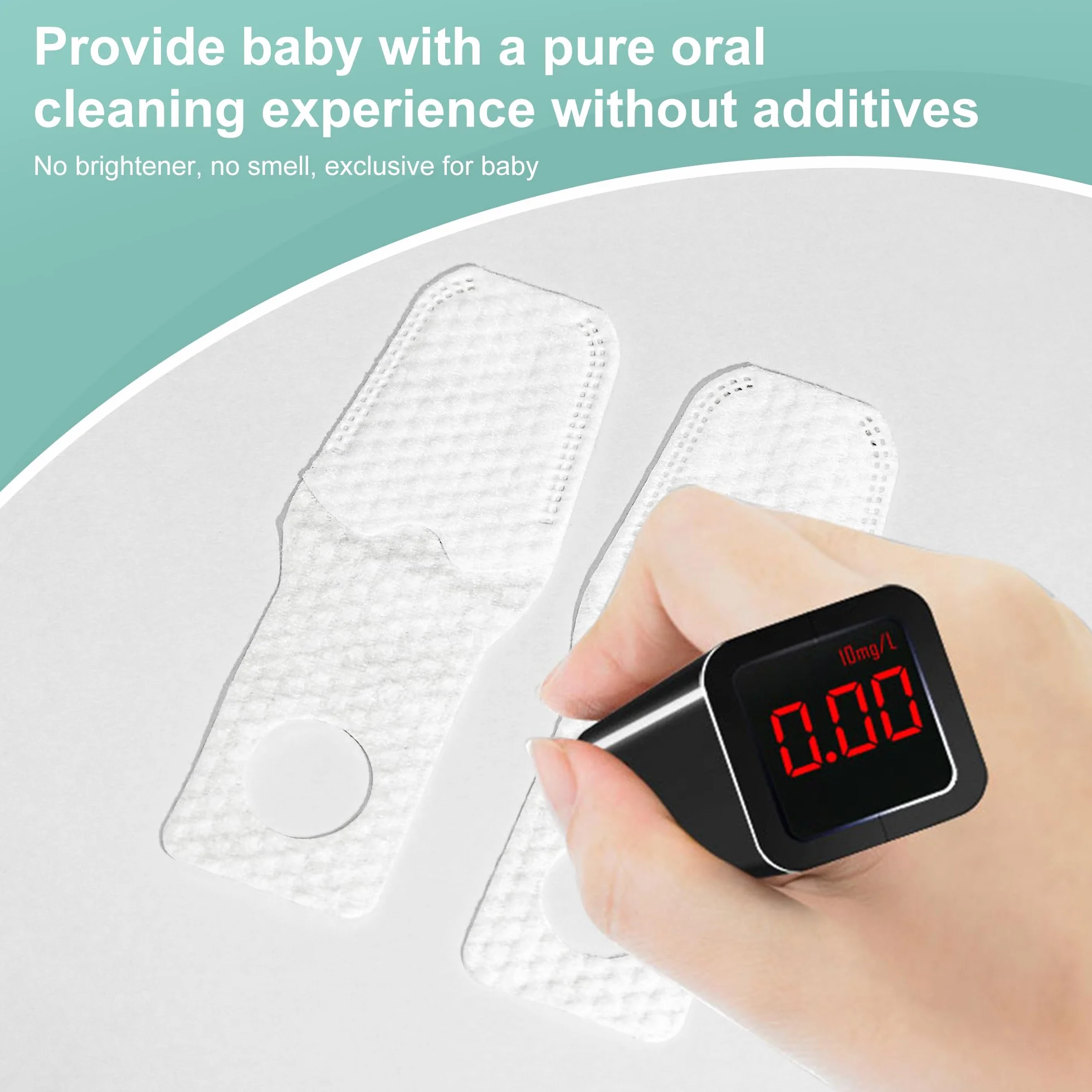 35PCS Polsino per dita baby oral cleaner, Spazzolino neonato spazzola i Denti con le dita per 0-36 mesi toddler cura della bocca del bambino