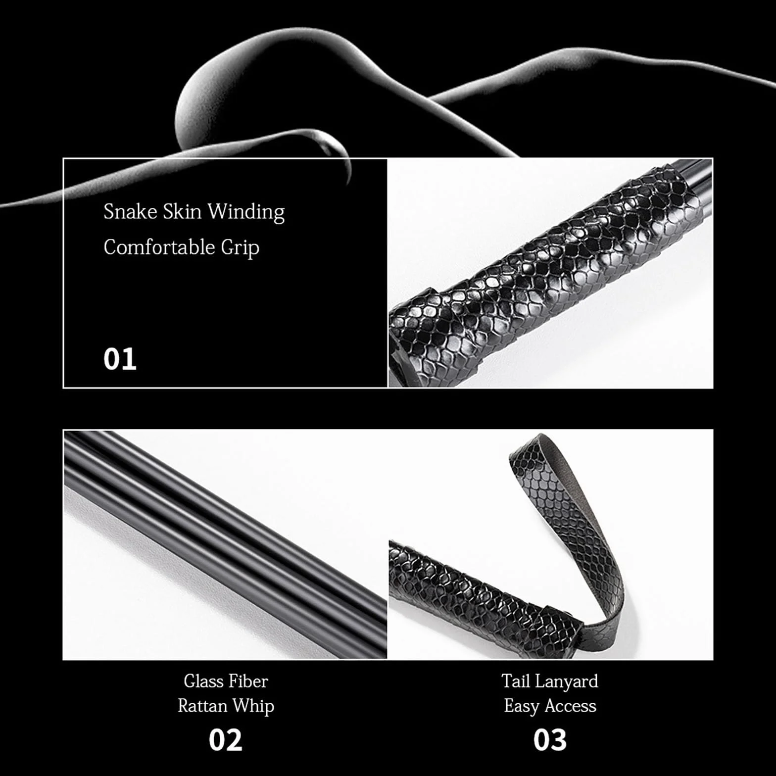 Frusta in Pelle Bondage Flogger per Adulti Sesso BDSM