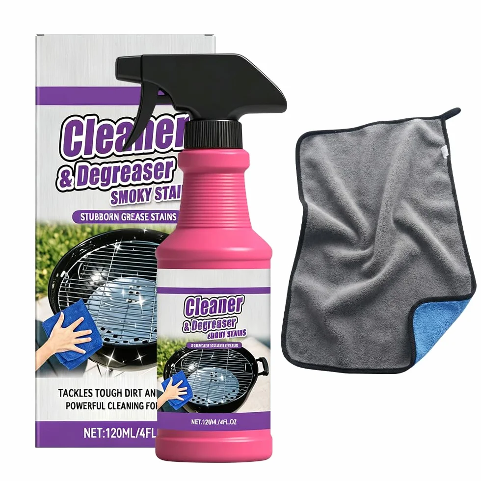 Sgrassatore Forni e Griglie, BBQ Grill Cleaner Heavy-Duty, Fast-Acting, 1Pcs