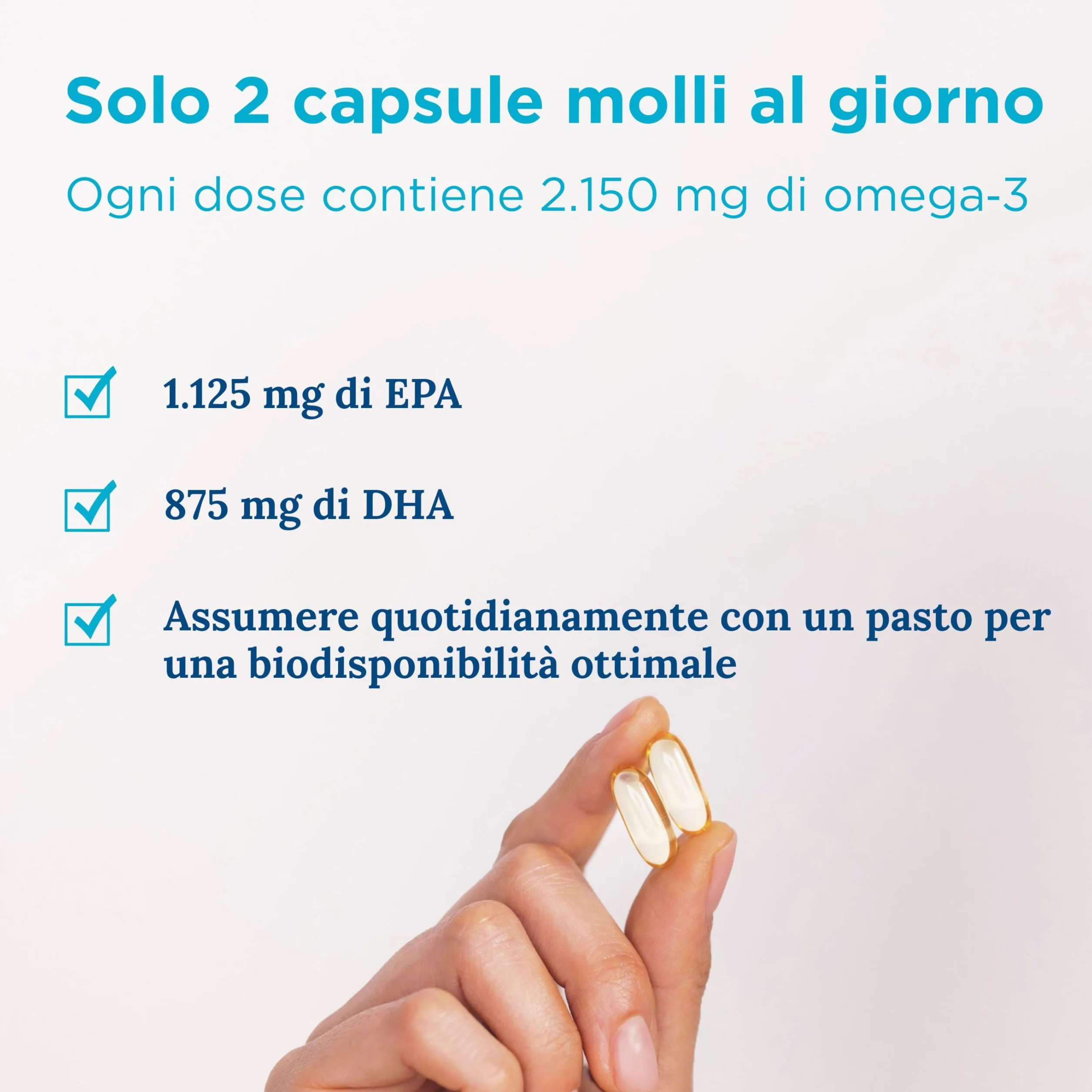 Nordic Naturals Ultimate Omega 3 2X, integratori di olio di pesce 2150 mg Omega-3 EPA DHA, 120 softgel, gusto limone, senza soia e glutine