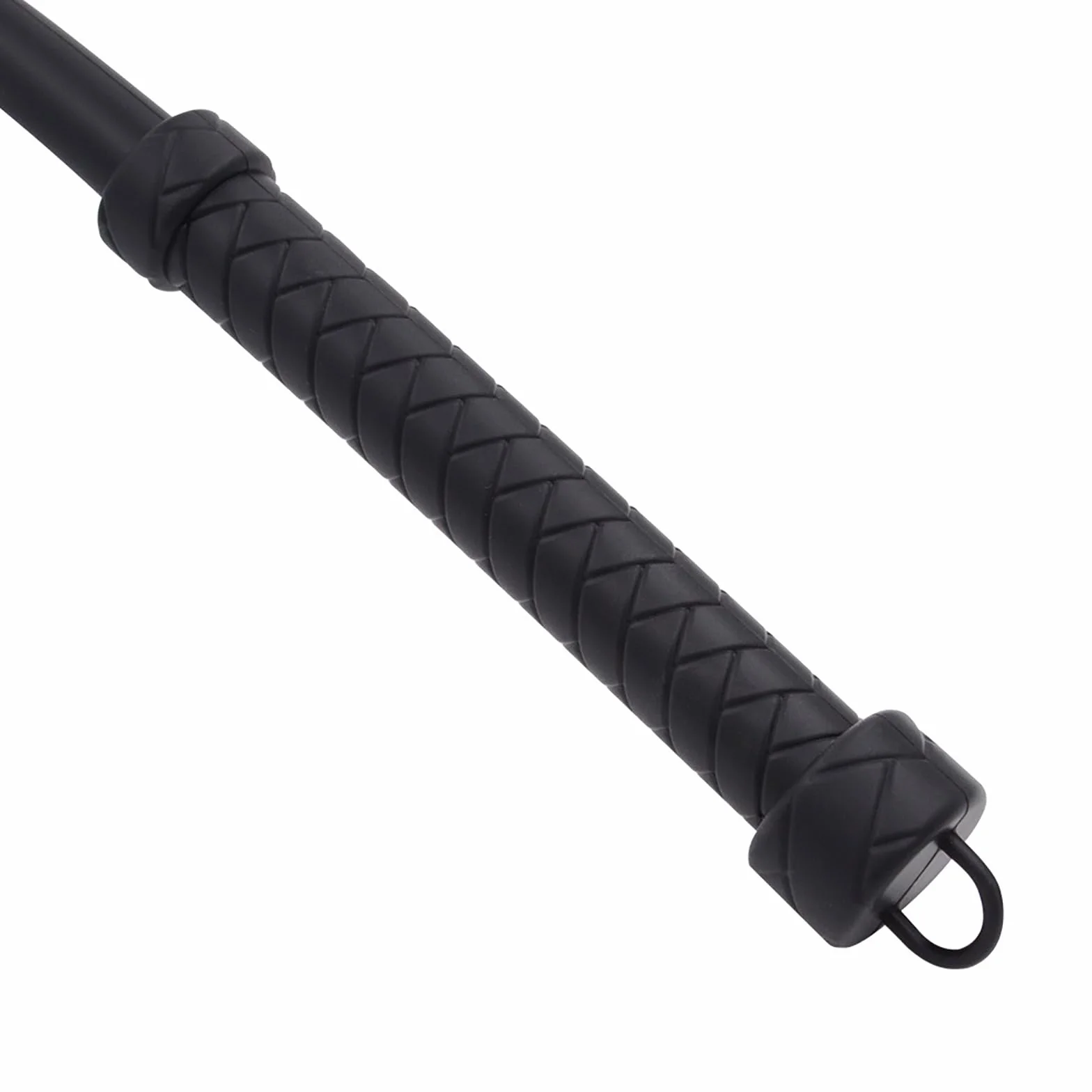 Frustino Sadomaso in Silicone, Frusta Morbida per Giochi SM Bondage Flogger per Coppie (Black)