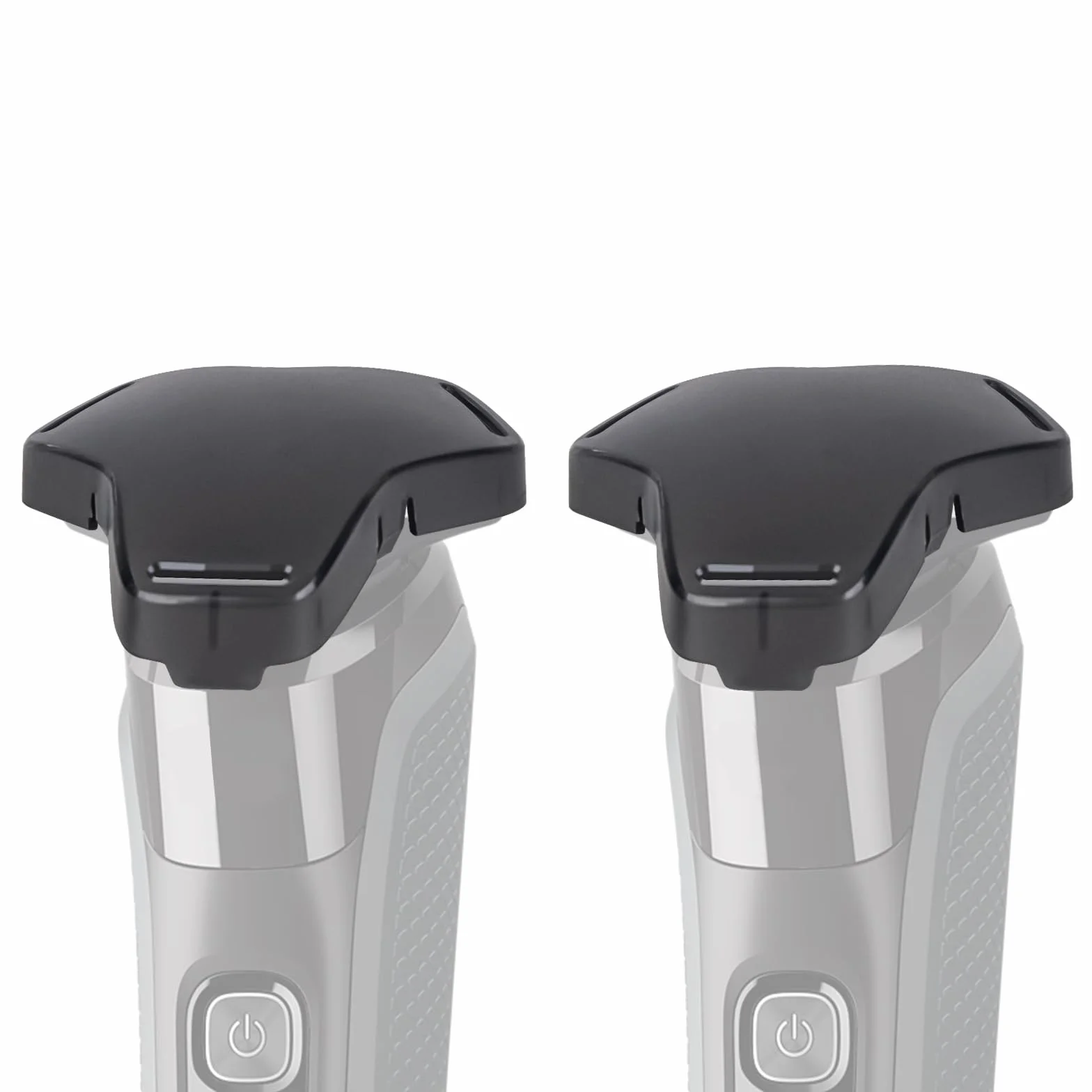 Linkidea Confezione da 2 tappi protettivi per rasoio elettrico, coperture per rasatura compatibili con Philips Norelco Series 9/7/5, accessori da viaggio (nero)