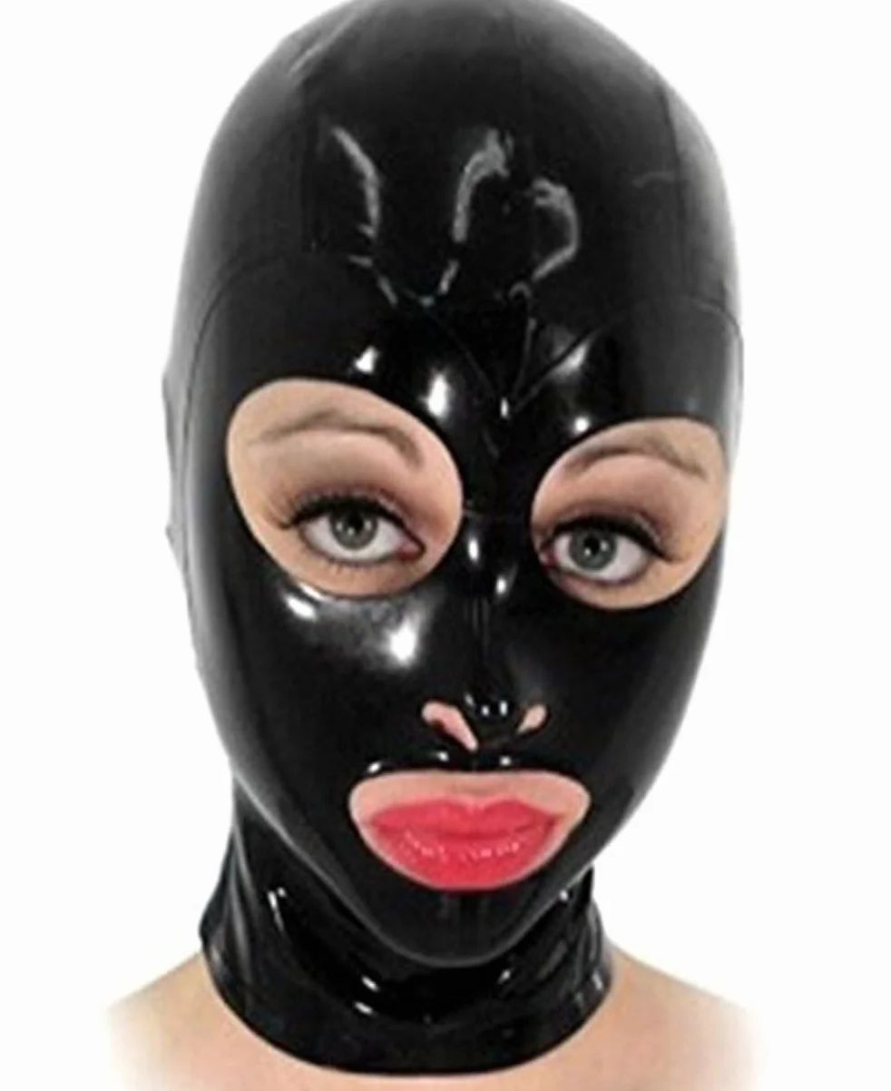 Maschera di lattice con cerniera