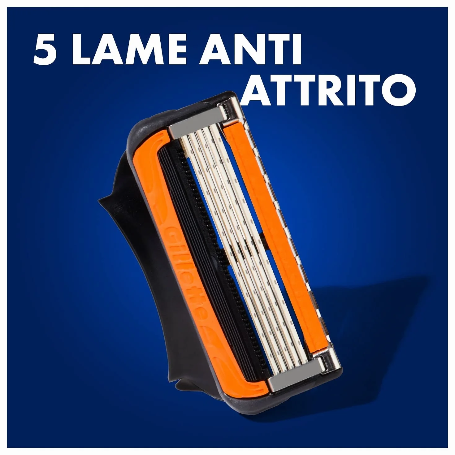 Gillette Fusion 5 Proglide Power Lamette da Barba, Confezione da 4 Ricambi da 5 Lame