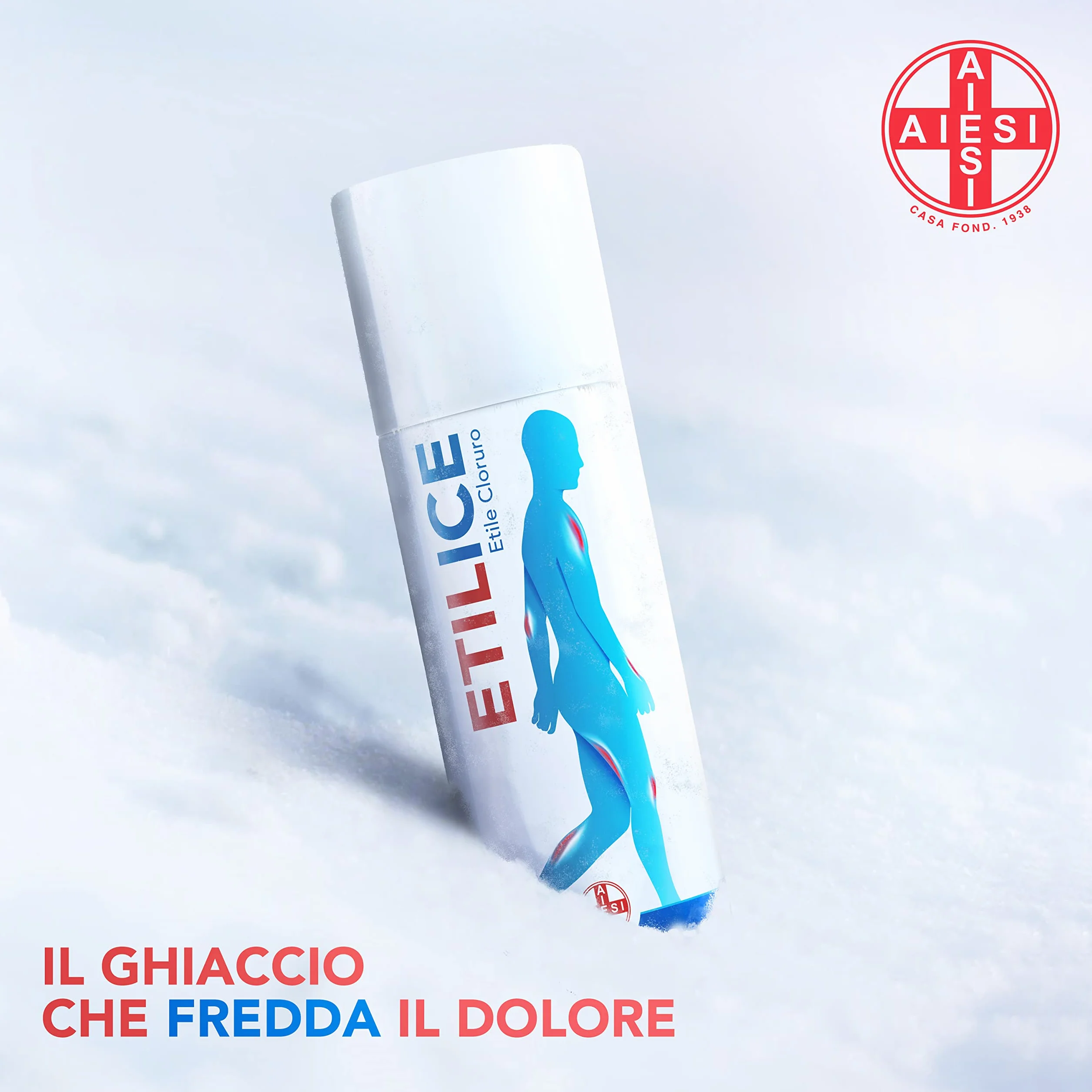 Dr. Henning AIESI Etile Cloruro Spray 10x175 ml Ghiaccio spray anestetico istantaneo Made in Germany