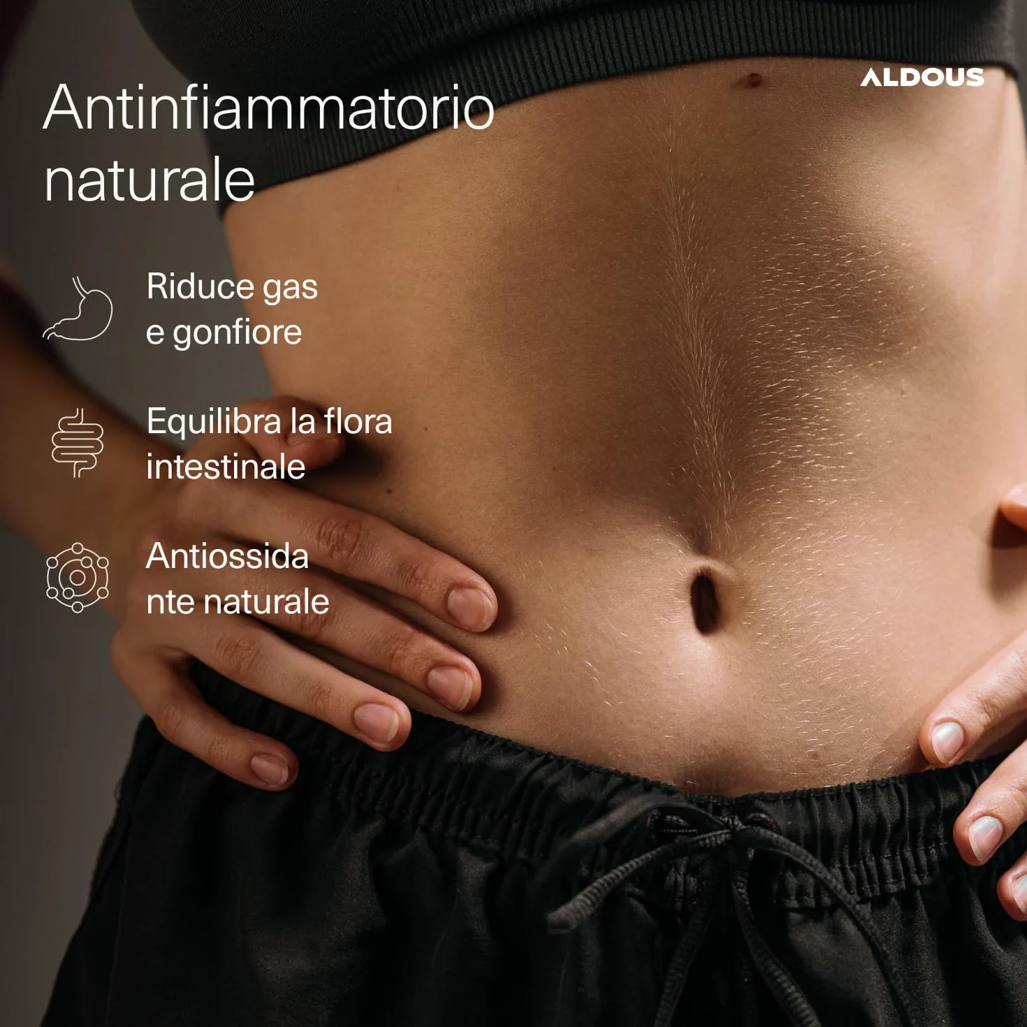 Curcuma e Zenzero con Pepe Nero + PROBIOTICI - 2500mg - 120 Caramelle Gommose - Sapore Naturale di Mango e Zenzero Piccante - ALDOUS