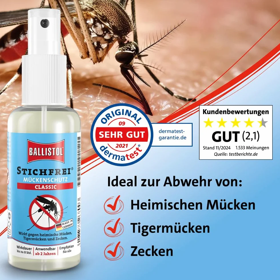 Ballistol Stichfrei Protezione per insetti 500 ml