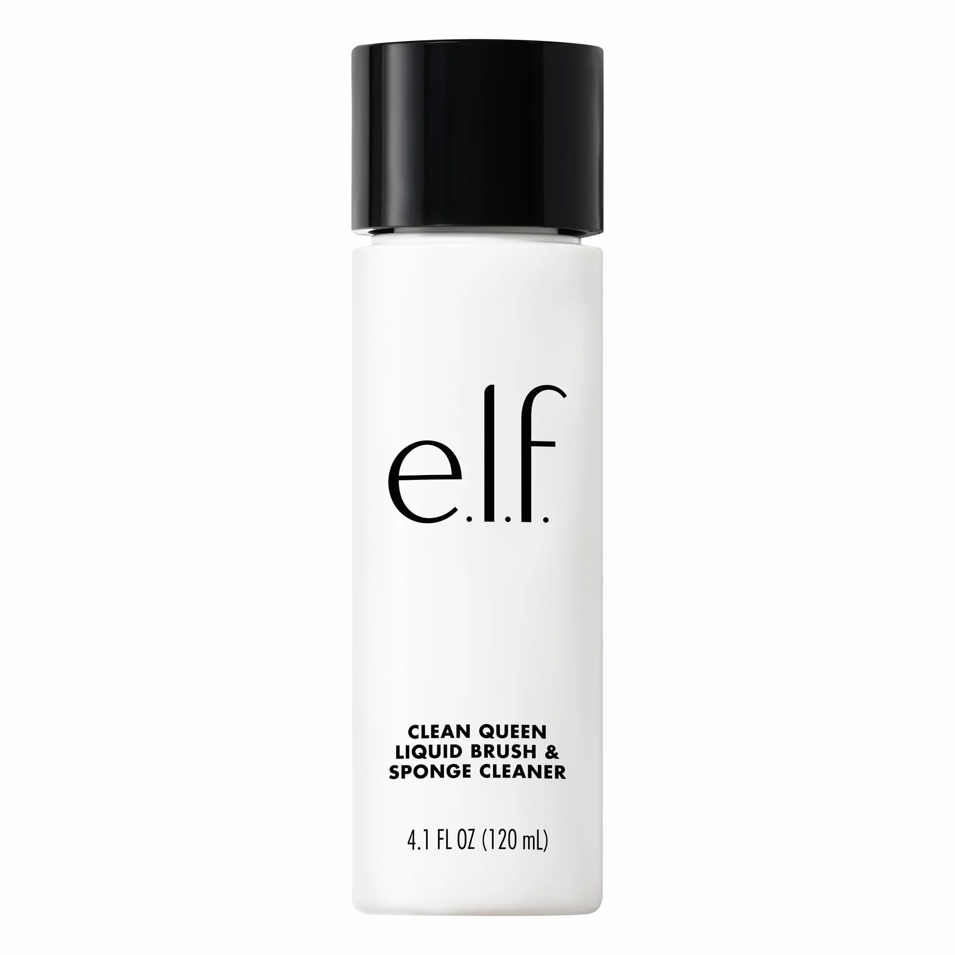 e.l.f. Clean Queen Liquid Brush & Sponge Cleaner, detergente schiumogeno delicato per rimuovere trucco, vegano, 116 g