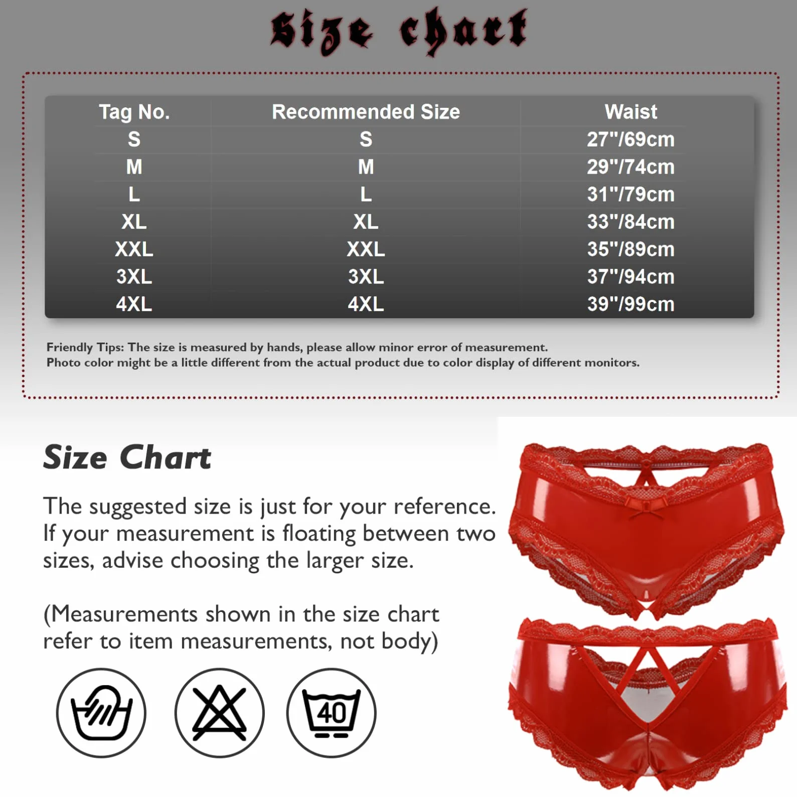 FEESHOW Donna Wetlook Slip Ouvert G String Tanga Pelle Verniciata Intimo Passo Aperto